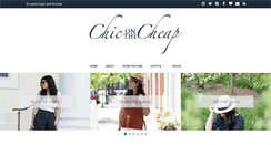 Desktop Screenshot of iamchiconthecheap.com